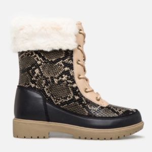 Leopard Snow Boots Just Fab